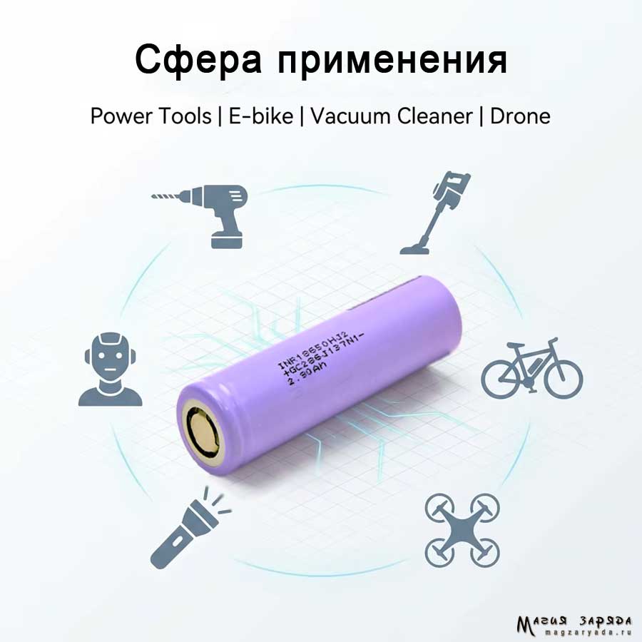 LG INR18650HJ2 20A 3000mAh