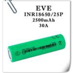 EVE INR18650/25P 30A 2500mAh
