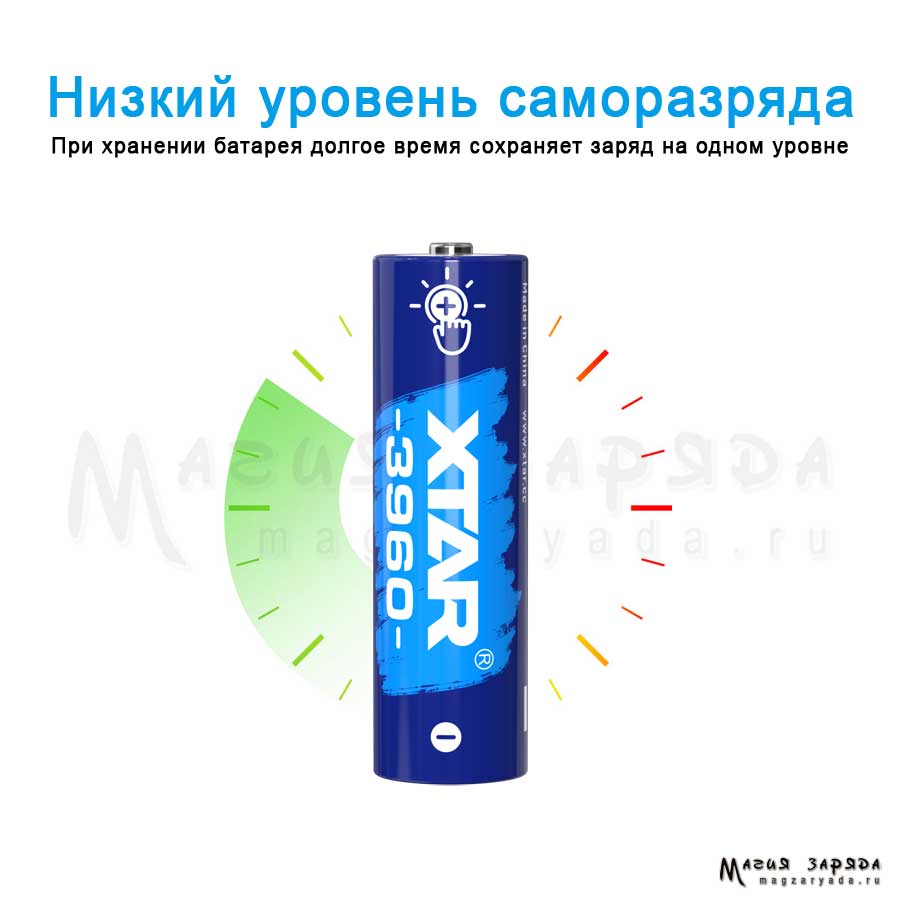 Xtar 3960 АА 2500mAh Li-ION 1.5v